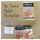 30 Sealed Packs Pin-Up Gals Cards
