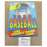 Box 1990 Baseball Sealed Card Packs