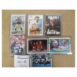 Autographed Football Card Hall of Famer Lot