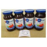 4 Blue Menu No Sugar Added Raspberry Jams