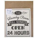 11x13" Laundry Room Wall Art
