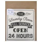 11x13" Laundry Room Wall Art