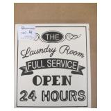 11x13" Laundry Room Wall Art
