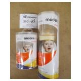 2 Medela Baby Bottles & Tips