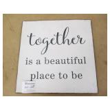 16" x 16" Wooden Sign