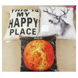 3 New Funny Saying Throw Pillows 16x16