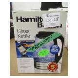 Hamilton Beach 1.7L Glass Kettle