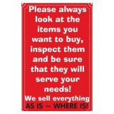 We offer GREAT deals. We do not offer refunds.....