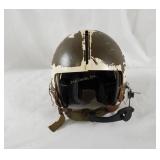 Vintage Army Airforce Fighter Pilot Helmet W/ Mic