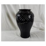 Metal Large Vase Urn Black 16" Tall Metal Large Vase Urn Black 16" Tall