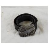 Vintage Leather Belt W/ Fish Buckle Vintage Leather Belt W/ Fish Buckle