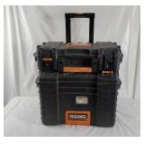 Ridgid Stackable 2-piece Storage Cart Toolbox Ridgid Stackable 2-piece Storage Cart Toolbox