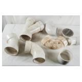 Lot Of Various Pvc Pipe Pieces & Fittings Lot Of Various Pvc Pipe Pieces & Fittings