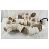 Lot Of Various Pvc Pipe Pieces & Fittings Lot Of Various Pvc Pipe Pieces & Fittings