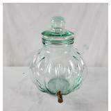 Vintage Sve Italy Glass Beverage Dispenser Vintage Sve Italy Glass Beverage Dispenser