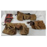 Lot Of Tool Belts - Husky, Popular Mechanics Etc. Lot Of Tool Belts - Husky, Popular Mechanics Etc.