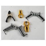 Lot Of Various Hand Clamps Lot Of Various Hand Clamps