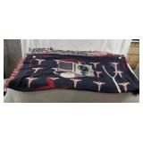 An Apple A Day Medical Symbols Throw Rug Blanket An Apple A Day Medical Symbols Throw Rug Blanket