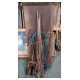 Lot Of 1/4" Thick Steel Plates & Rebar Rods