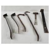 Lot Of Prybars Crowbars & Other Hand Tools Lot Of Prybars Crowbars & Other Hand Tools