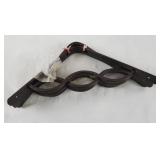 Metal Wall Shelf Angle Mounts Wrought Iron Metal Wall Shelf Angle Mounts Wrought Iron