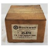 New Rockwell 5 In. 3-Jaw Universal Chuck Tool New Rockwell 5 In. 3-Jaw Universal Chuck Tool