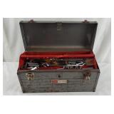 Tool Box Full Of Various Hand Tools Sockets & More