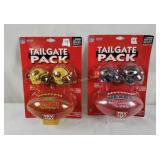 2 New Tailgate Packs Bears & Titans NFL Football