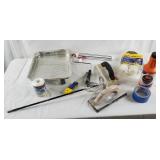 Tote Full Of Painters Tools Rollers & More Tote Full Of Painters Tools Rollers & More