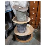 3 Spools Of Electrical Wire, 4 Awg & More