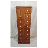 Vintage Wooden Storage Cabinet W/ Shelves Vintage Wooden Storage Cabinet W/ Shelves