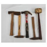 Lot Of 5 Hammers Lot Of 5 Hammers