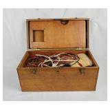 Vintage Tube Tester In Wood Case Vintage Tube Tester In Wood Case