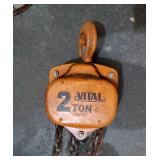 Vital 2-ton Chain Hoist Pulley W/ Hook Japan Vital 2-ton Chain Hoist Pulley W/ Hook Japan