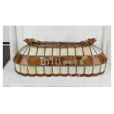 Large Stained Glass Billiards Light Fixture