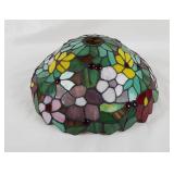 Stained Glass Lamp Shade, 13" Diameter