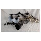 4 Adjustable Tables Lamps, 2 Clip On 4 Adjustable Tables Lamps, 2 Clip On