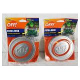 2 New Packs Of Off! Mosquito Coils Repels