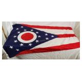 State Of Ohio Flag 52" & 2011 Usga Golf Flag State Of Ohio Flag 52" & 2011 Usga Golf Flag