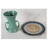 Ceramic Plater & Abingdon Vase