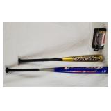 Aluminum Bats With Batting Glasses Aluminum Bats With Batting Glasses