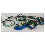 Lot Of Various Extension Cords Lot Of Various Extension Cords