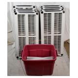 Keter 5-tier Plastic Storage Shelving Unit Keter 5-tier Plastic Storage Shelving Unit