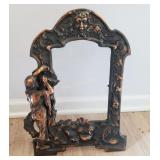 Very Ornate Cast Bronze Picture Frame