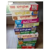 Lot Of 13 Different Puzzles Jigsaw Springbok