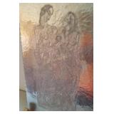 Hand Wrought Hammered Aluminum Art Adam & Eve Denn Hand Wrought Hammered Aluminum Art Adam & Eve Denn