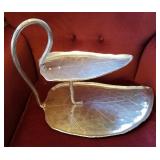 Buenilum 2 Tier Forged Aluminum Leaf Tray Buenilum 2 Tier Forged Aluminum Leaf Tray