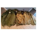 Pair Of Military Army Jackets W/ Inserts Pair Of Military Army Jackets W/ Inserts