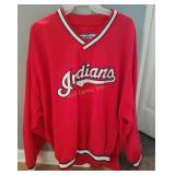 Xl Red Cleveland Indians Jacket Windbreaker