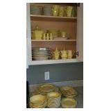 Huge Set Of Yellow Independence Ironstone Huge Set Of Yellow Independence Ironstone